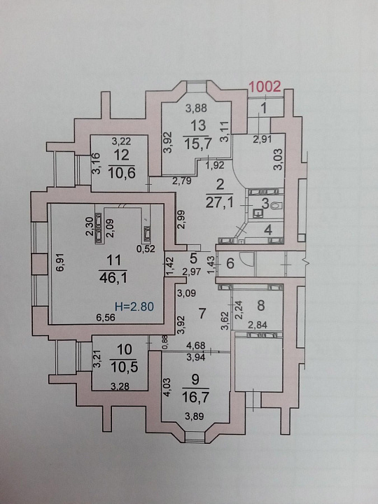 Офис, помещение с окнами в круп.жилмассиве 157.7м² фото