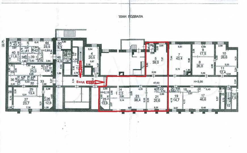 Офисный блок с окнами в Бизнес-центре, от 190 до 463 м2 фото