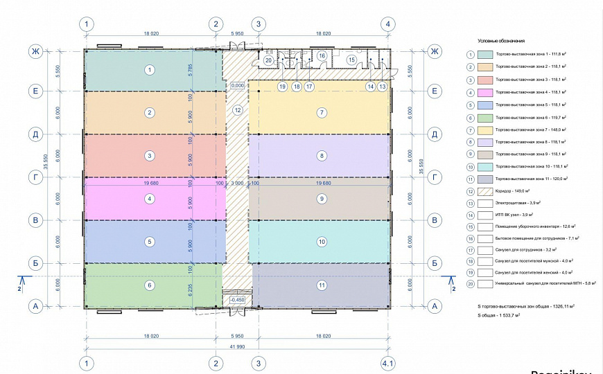 Площадь в новом Торговом мебельном центре  от 200 м² фото