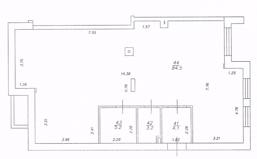 Помещение 84,5 м² на Лукина (ЖК Взлётный) фото