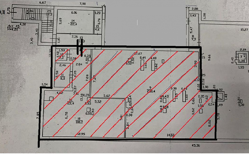 Сдается цоколь от 36 м² до 174 м² фото