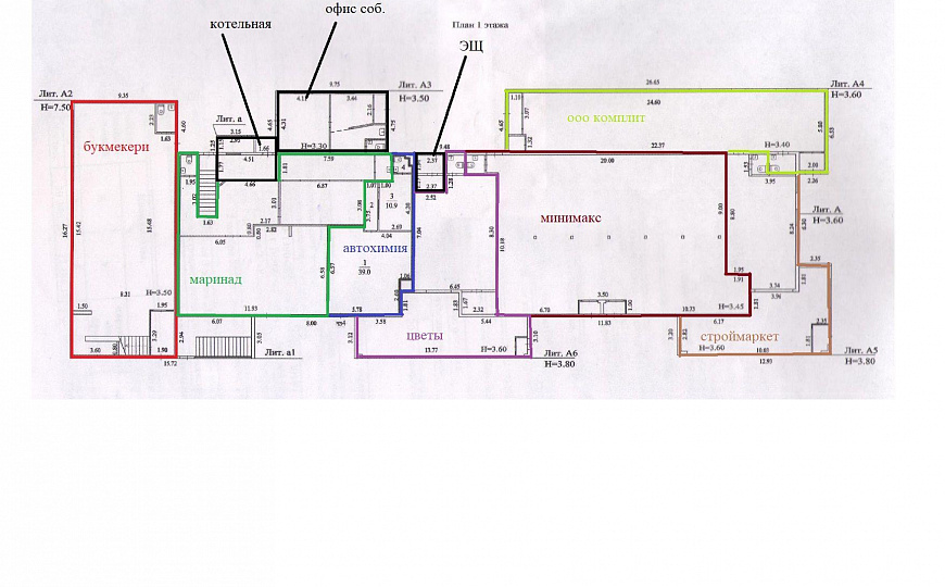 Продам готовый арендный бизнес, 1 276,2 м² фото