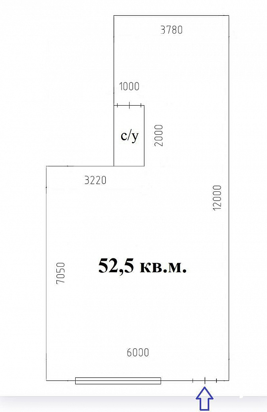 Помещение свободного назначения, 52кв.м фото