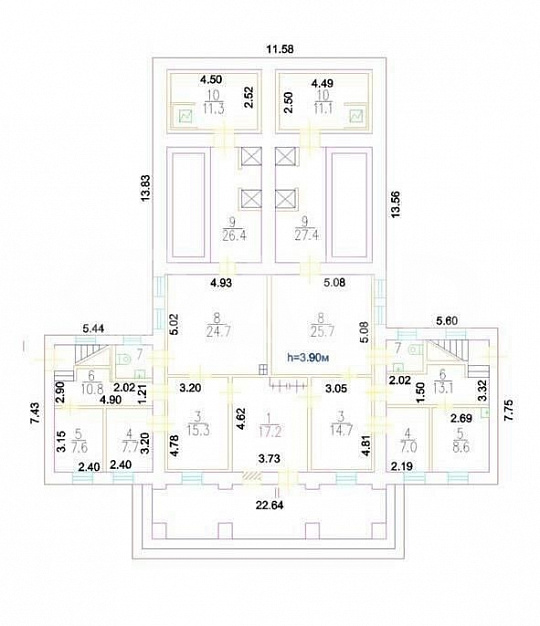 Аренда свободного  назначения, 374м² фото