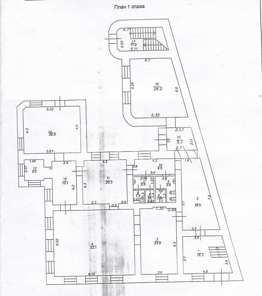 Здание 873 м² с участком в центре фото