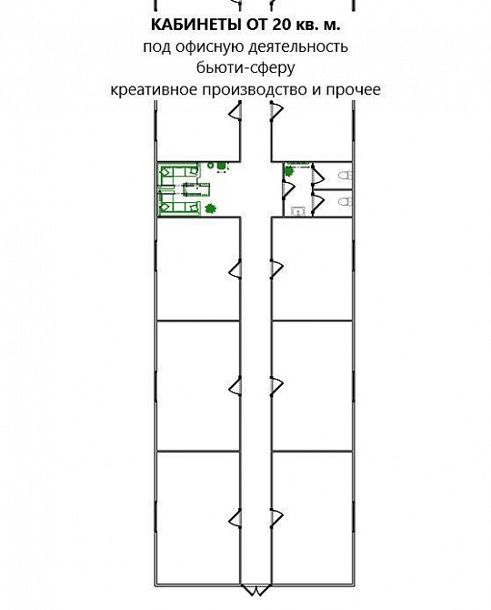 Сдам склады и офисы, от 100 м² фото