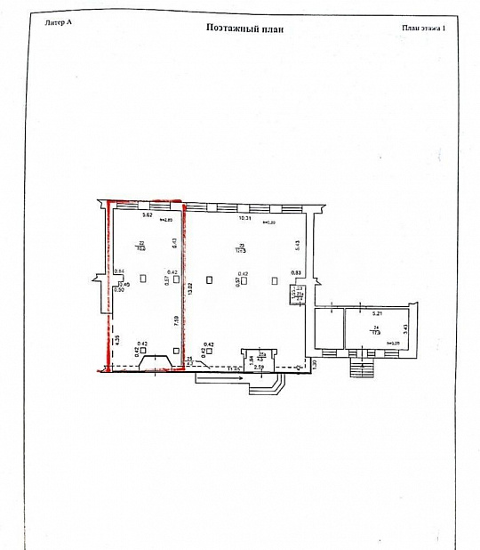 Сдам тафиковое помещение, 75м² фото