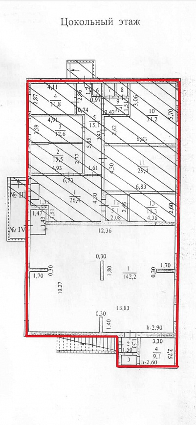 Продам цокольный этаж с арендаторами, 328,8 м² фото