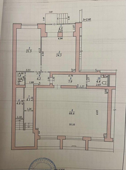 Помещение под офис, учебный центр, студию танцев и др., 140 м² фото