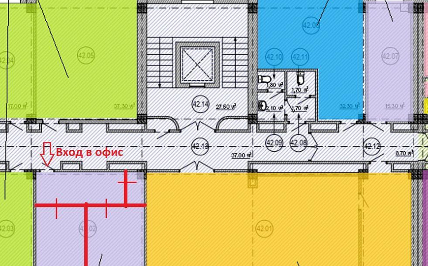 офис в бизнес-центре Локус, 41,1 м² фото