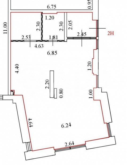 Помещение свободного назначения 70.7 м² фото