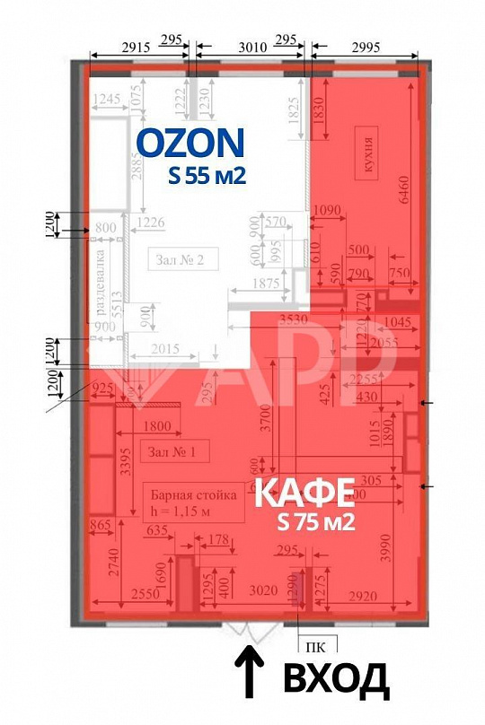 Сдам торговое помещение, 75 м² фото