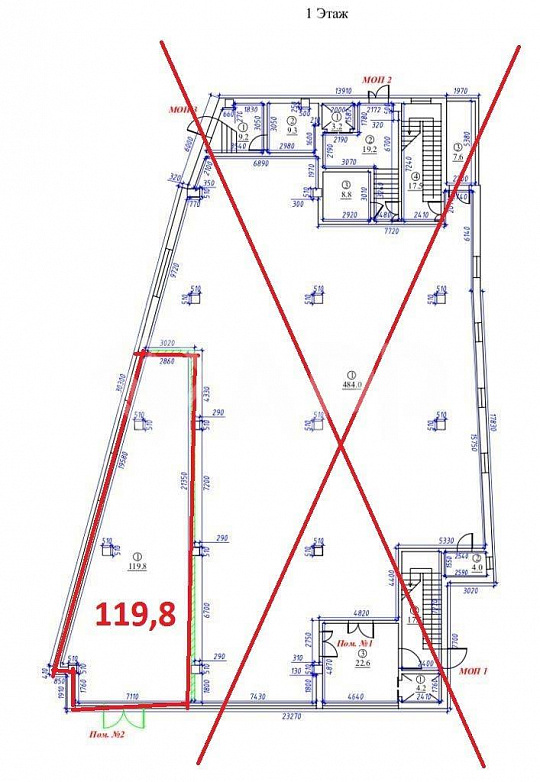 Сдам помещение свободного назначения, 120 м² фото