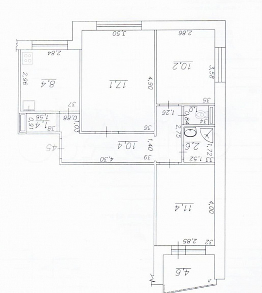 Аренда помещения 63м² на 1 этаже. фото