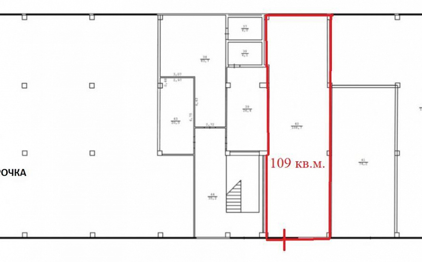 Сдам помещение в торговом центре, 109 м² фото