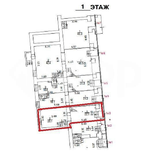 свободного назначения, 32,6 м² фото