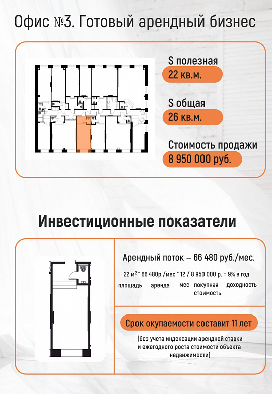 Офис в центре Казани, 23 м² фото