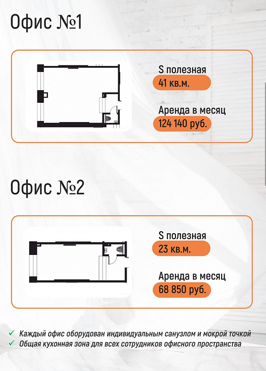 Офисы в центре Казани от 22 до 53 кв.м. фото
