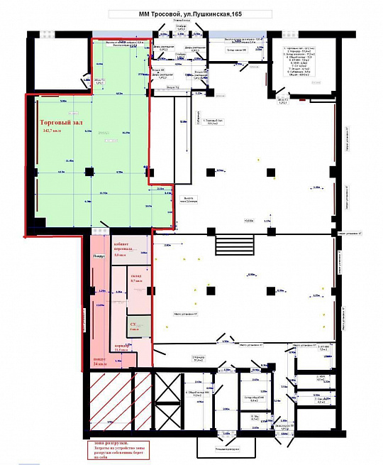 Сдается помещение в аренду, 1 линия ул.Пушкинская, 430м² фото