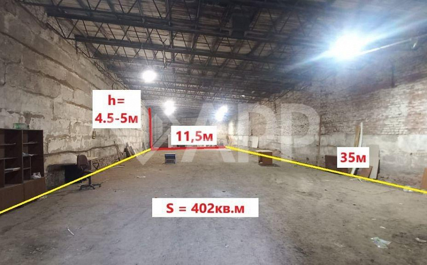 Складское помещение на закрытой базе 400 м2 фото