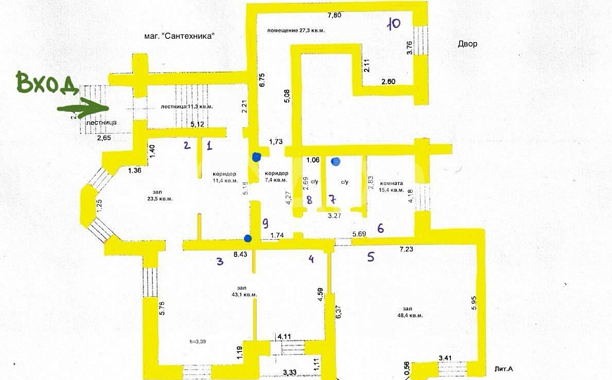 Сдаю ПСН 198 м²  на первой линии Болотникова 9 фото