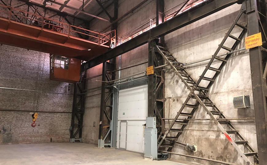 Тёплый склад 880м² с кран балкой 10 т или под производство фото