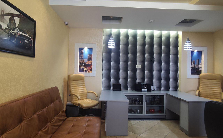 Стильный офис, 40 м2 фото