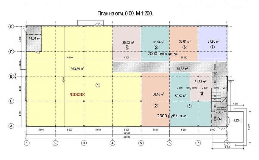 помещение с витринами в торговом комплексе 22 м² фото