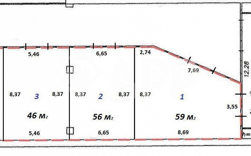 Сдам помещение свободного назначения, 59 м² фото