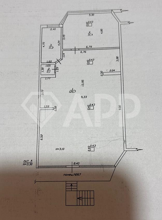 Сдам помещение свободного назначения, 165,4 м² фото