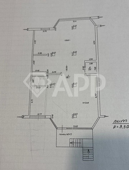 Сдам помещение свободного назначения, 185,3 м² фото