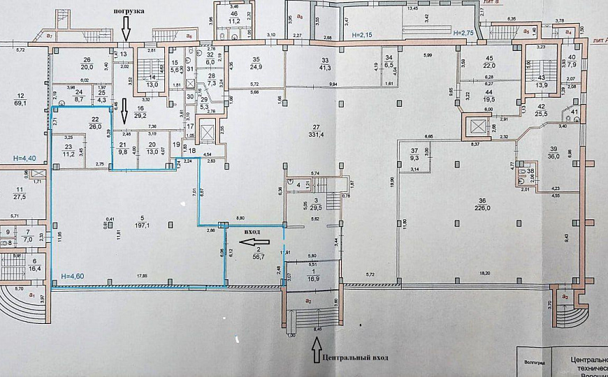 Помещение в торговом центре, 205 м² фото