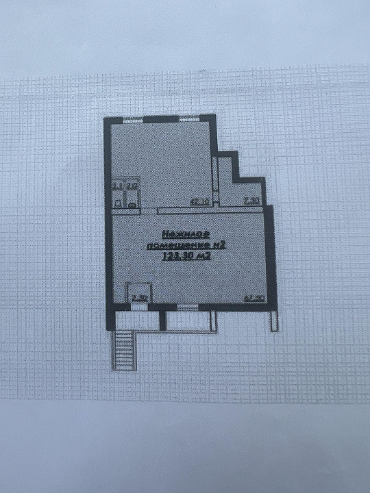 Помещение на высоком цокольном этаже, 123 м2 фото