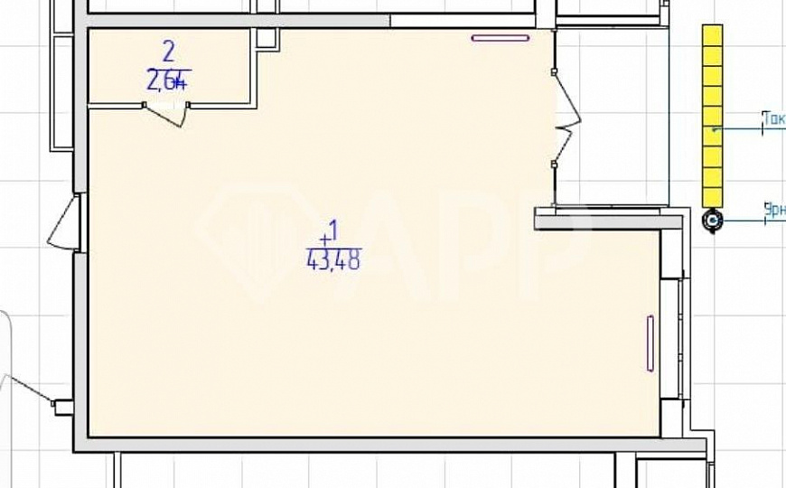 Продам готовый арендный бизнес, 46,1 м² фото