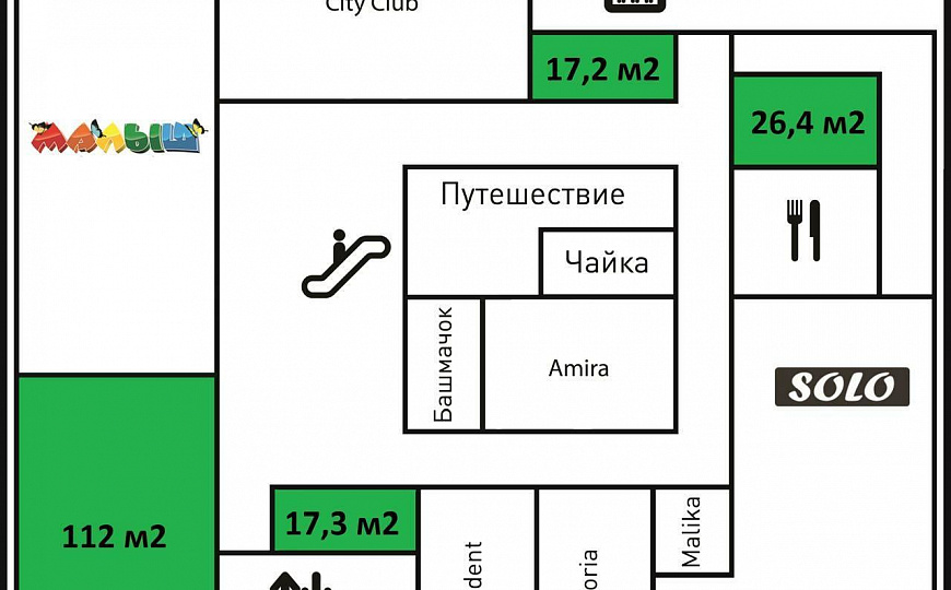 ТЦ Лимонад, 17,3 м2, 3 этаж фото