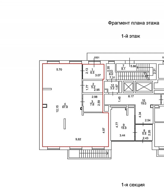 Сдам помещение свободного назначения, 107,1 м² фото