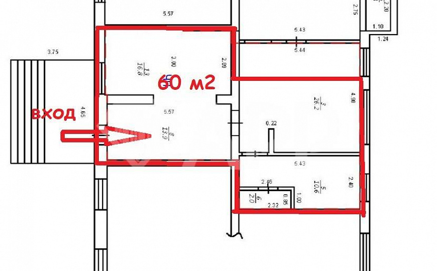 Продаю готовый арендный бизнес, 60 м² фото