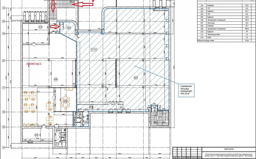 Помещение с высоким трафиком, 454 м² фото