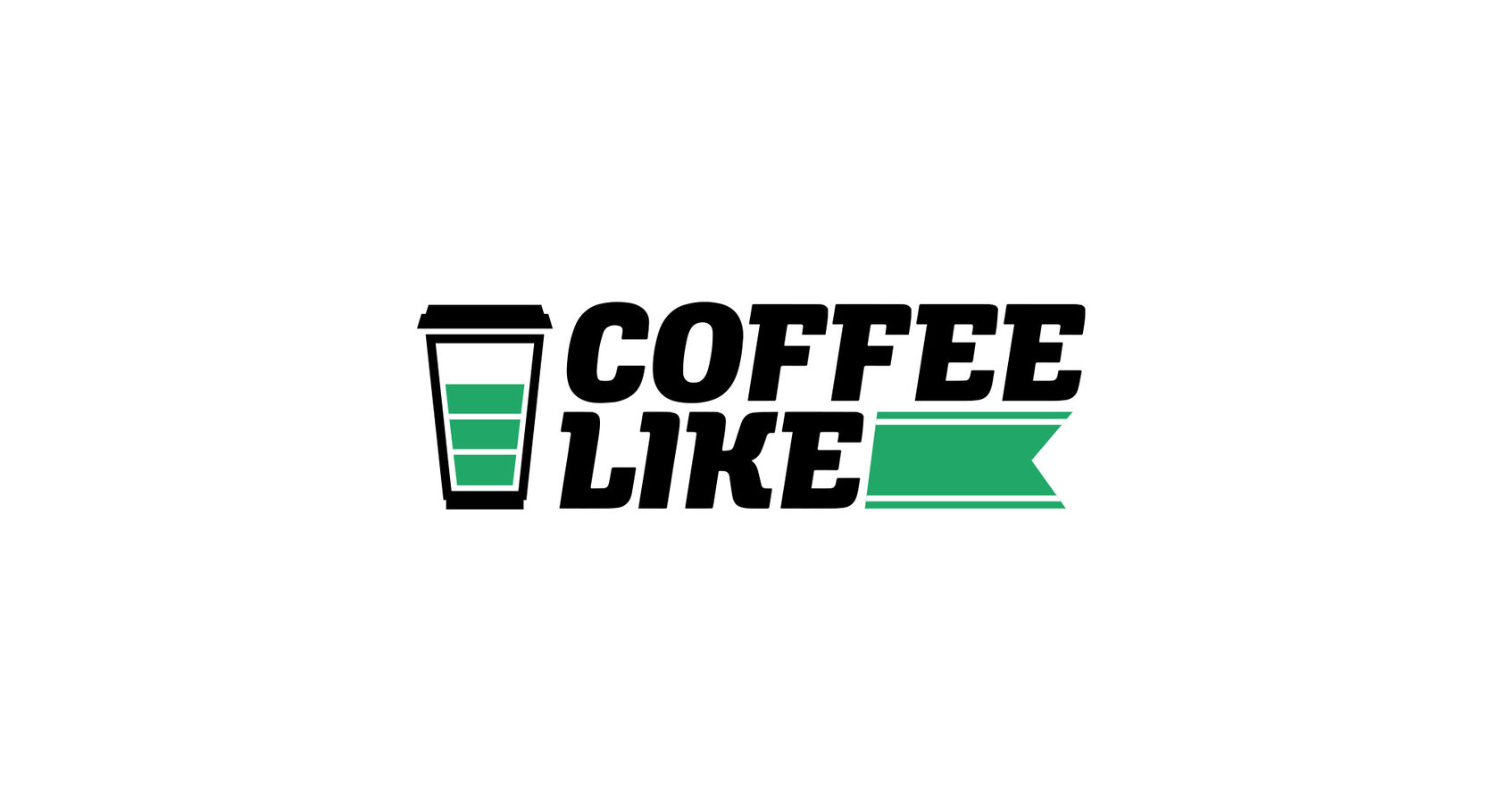 Логотип кофе лайк